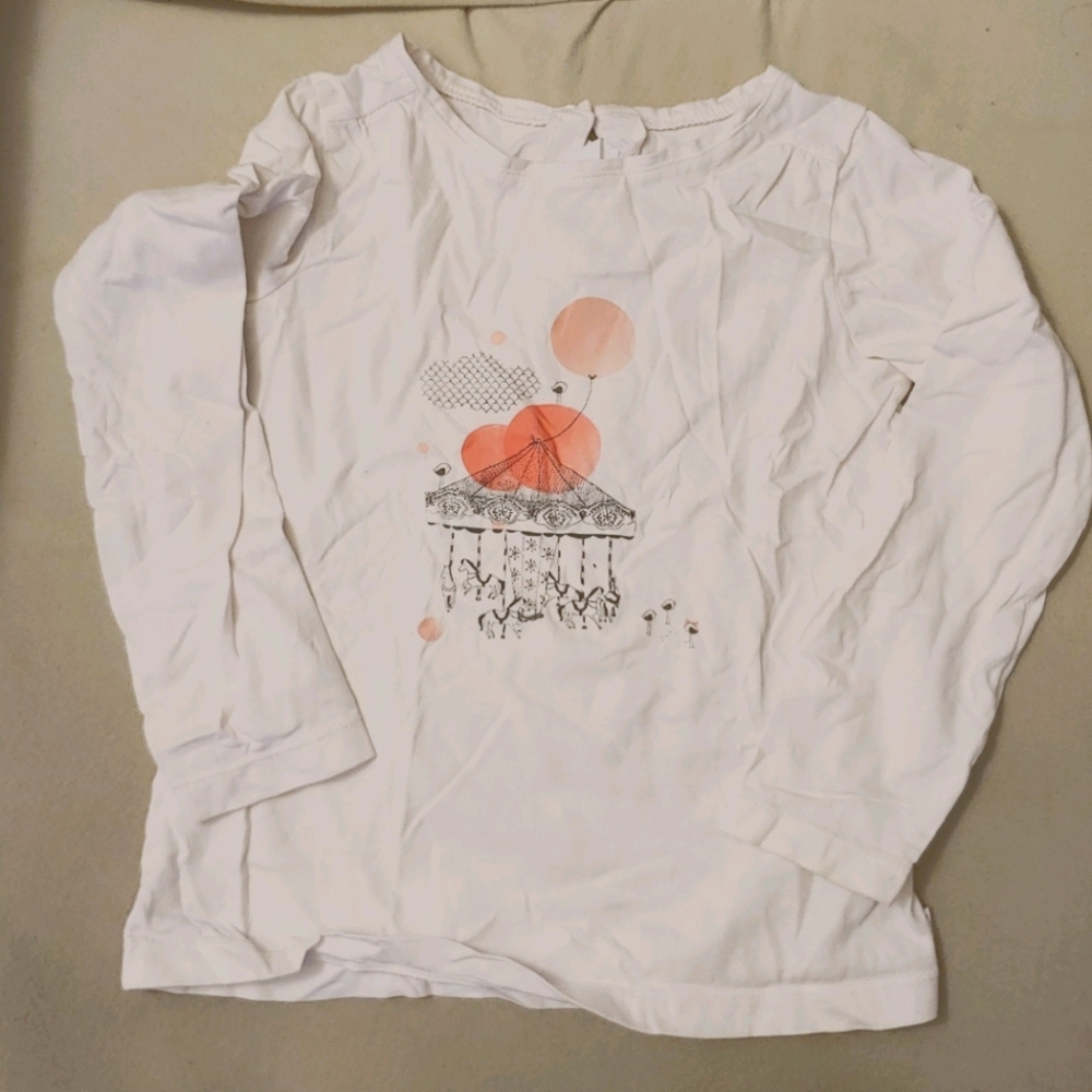 Jacadi Paris girl size 6 long sleeve shirt